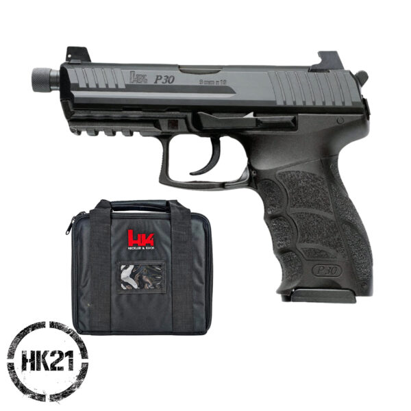 HK21 | Heckler and Koch P30 Tactical V3 9mm DA/SA Rear