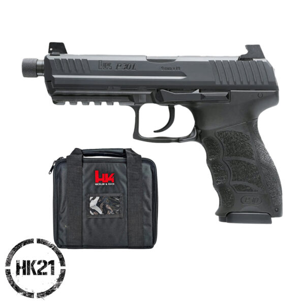 HK21 | Heckler and Koch P30L Tactical V3 9mm DA/SA Rear